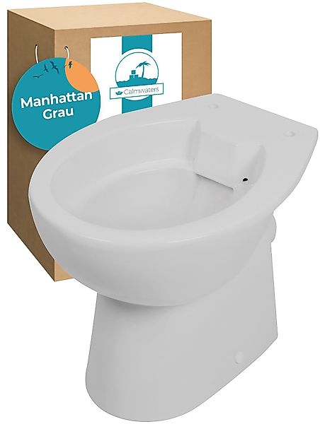 Calmwaters Tiefspül-WC Stand-WC spülrandlos, bodenstehend, Abgang günstig online kaufen