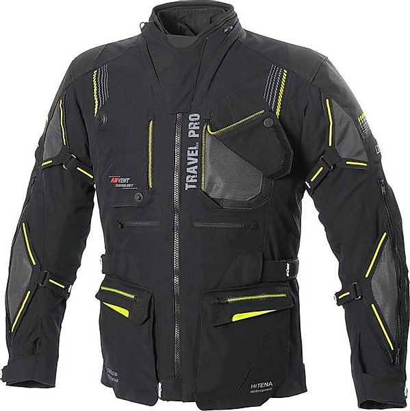 Büse Motorradjacke Büse Travel Pro Textiljacke schwarz / gelb Herren günstig online kaufen