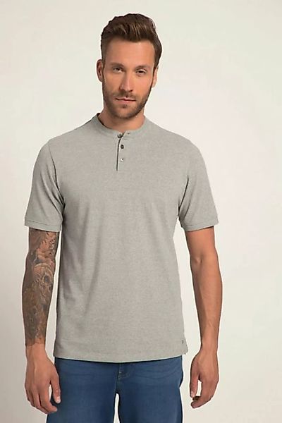JP1880 T-Shirt Henley OEKO-TEX Halbarm Piqué Stehkragen günstig online kaufen
