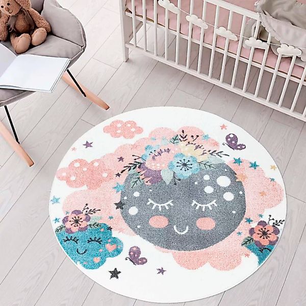 Carpet City Kinderteppich »ANIME917«, rund, 11 mm Höhe, Kinderzimmer Teppic günstig online kaufen