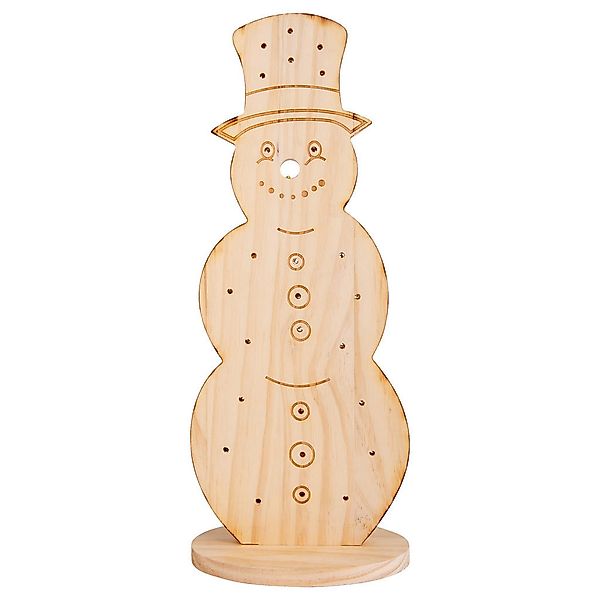 näve LED Dekoobjekt »Snowy, Weihnachtsdeko aus Holz«, Leuchtmittel LED-Boar günstig online kaufen