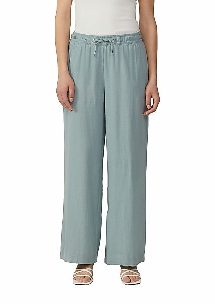 QS Leinenhose, mit Gummizug günstig online kaufen