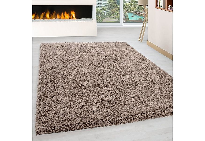 Homtex Hochflor-Teppich, 100 x 200 cm, Hochflor Teppich - Gemütlicher Langf günstig online kaufen