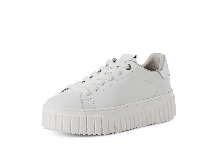 Tamaris Plateausneaker, Freizeitschuh, Halbschuh, Schnürschuh mit Kontrastb günstig online kaufen