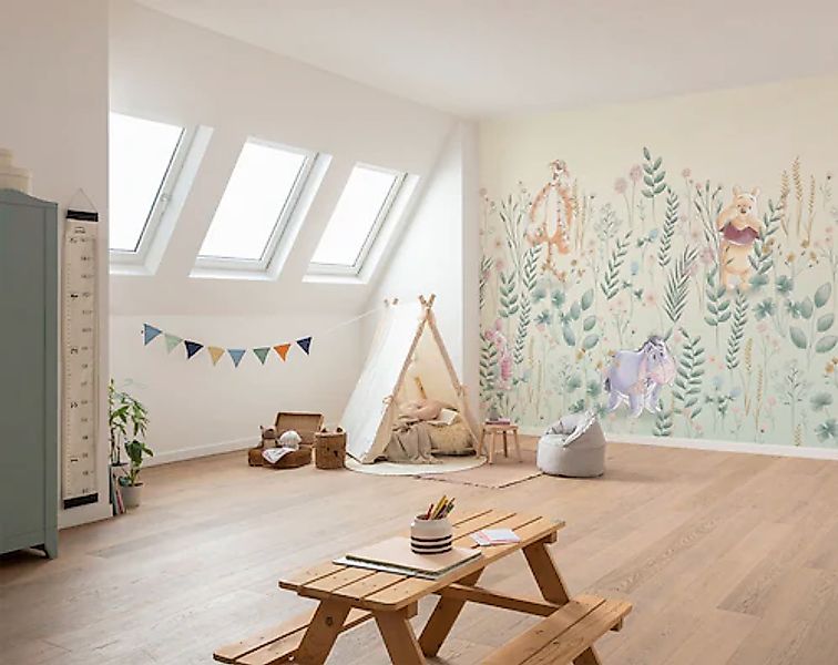 Komar Fototapete »Digitaldruck Vlies - Winnie the Pooh Hide and Seek« bedru günstig online kaufen
