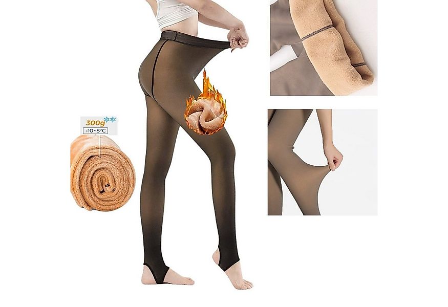HEAT BOOSTER Thermoleggings HEAT BOOSTER Damen Fleece Winter Thermo Legging günstig online kaufen