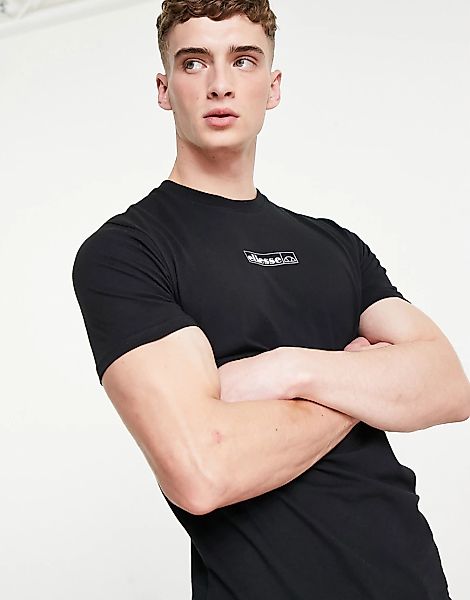 ellesse – T-Shirt mit Logo in Schwarz günstig online kaufen