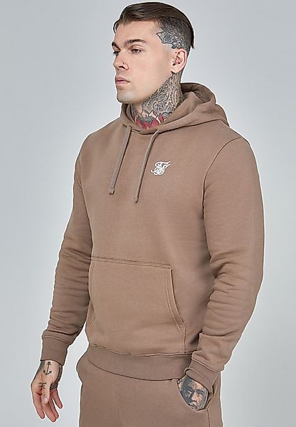 Siksilk Hoodie SikSilk Herren Brauner Essentials Overhead Kapuzenpullover günstig online kaufen