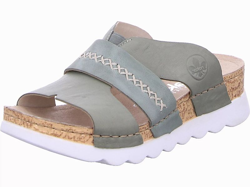 Rieker Keilpantolette echtes Leder günstig online kaufen