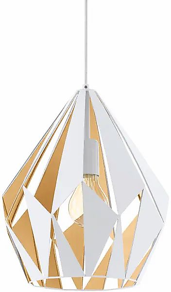 EGLO Pendelleuchte »CARLTON 1« E27 Vintage Pendellampe, 1 flammig, Drahtgef günstig online kaufen