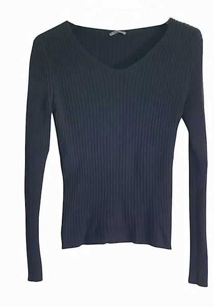 Charis Moda V-Ausschnitt-Pullover Pullover in figurbetonendem Rippstrick günstig online kaufen