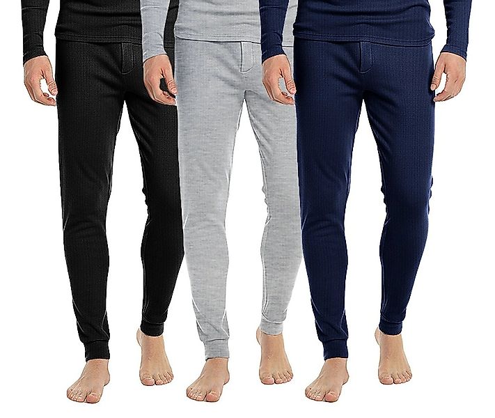 Markenwarenshop-Style Lange Unterhose 3er Set Herren Lange Unterhose Thermo günstig online kaufen