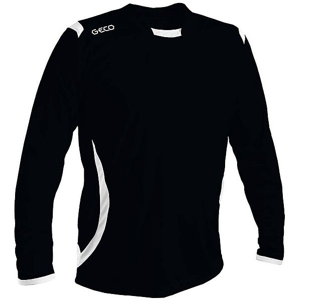 Geco Langarmshirt Levante (100% Polyester) schwarz/weiss Herren günstig online kaufen
