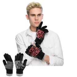 Coonoor Strickhandschuhe Winterhandschuhe Doppellagige Touchscreen Warm günstig online kaufen