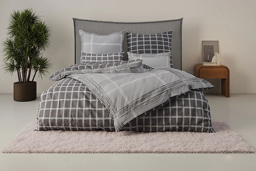 Bruno Banani Wendebettwäsche "Tova" 2 Stk. in Gr. 135x200 oder 155x220 cm, günstig online kaufen