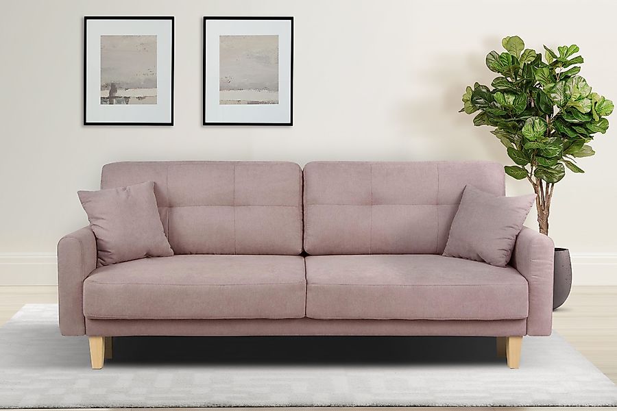 Home affaire 3-Sitzer TRIPLO optionale Schlafsofa günstig online kaufen
