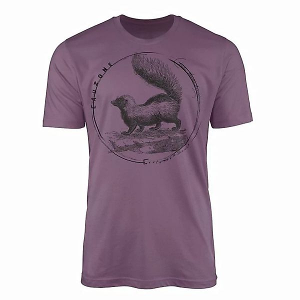 Sinus Art T-Shirt Evolution Herren T-Shirt Stinktier günstig online kaufen