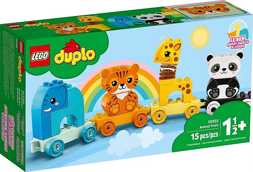 LEGO® LEGO® Duplo 10955 Mein erster Tierzug Konstruktionsspielsteine, (15 S günstig online kaufen