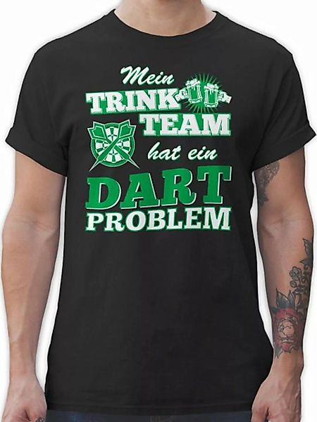 Shirtracer T-Shirt Mein Trink Team hat ein Dart Problem Sport Zubehör günstig online kaufen