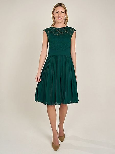 Apart Cocktailkleid aus weicher Spitze und plissiertem Chiffon. günstig online kaufen