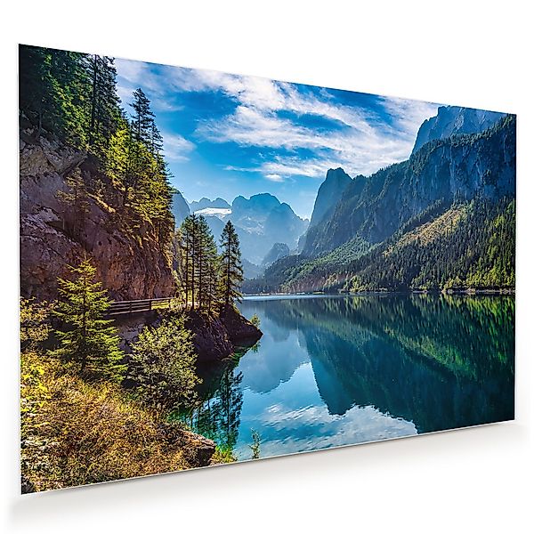Primedeco Glasbild Wandbild Gosau (Gosausee) Salzkammergut günstig online kaufen