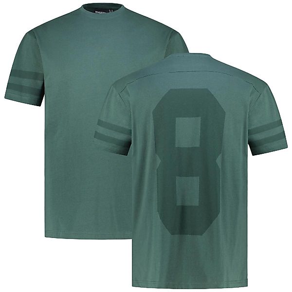 North T-Shirt mit Rückenprint Farbe grün Größe: 5XL günstig online kaufen