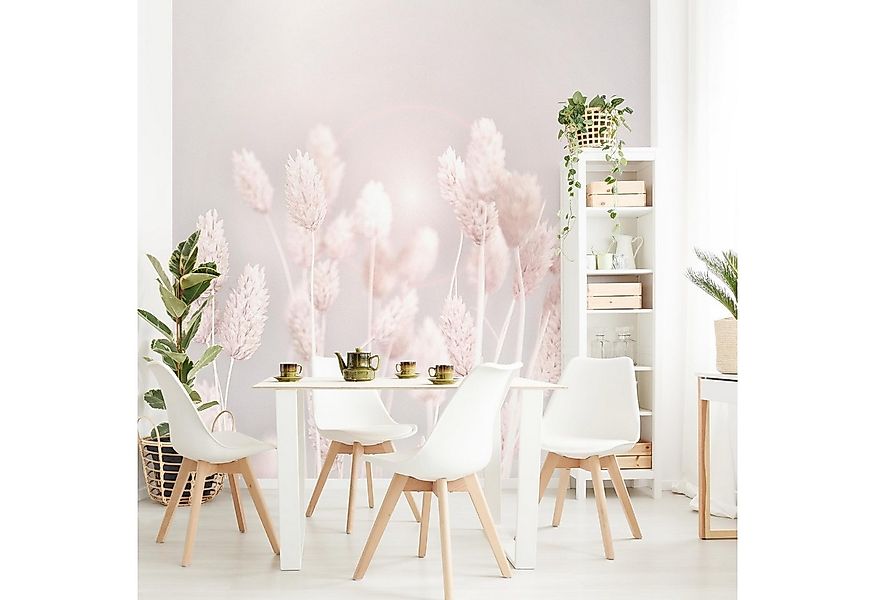 Bilderdepot24 Fototapete Blumen Helles Gras Sonnenlicht Blumentapete Floral günstig online kaufen