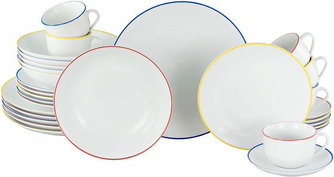 OTTO home Kombiservice "Angi" Geschirr-Set, harmonische, trendige Coupeform günstig online kaufen