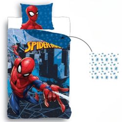 Spiderman Bettwäsche Wendebettwäsche in Blau Spiderman günstig online kaufen