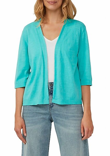 s.Oliver Cardigan ohne Verschluss und 3/4-Arm günstig online kaufen