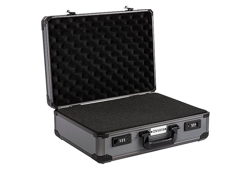 ONVAYA Koffer Alukoffer mit Zahlenschloss, Aktenkoffer aus Aluminium mit Sc günstig online kaufen