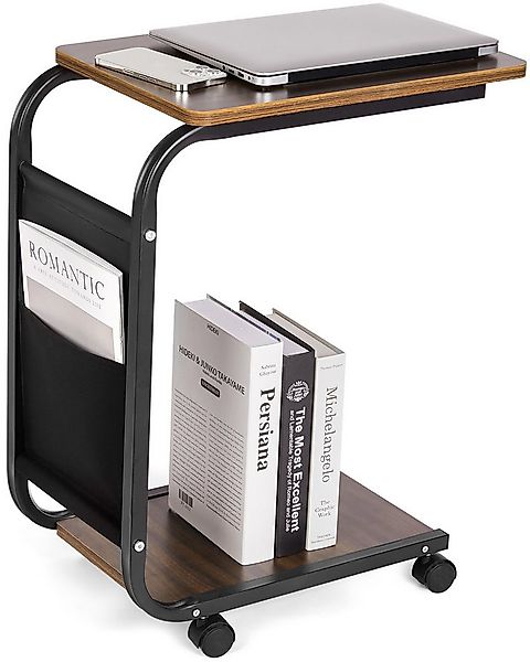 Yorbay Beistelltisch C-Form Couchtisch, Sofatisch 45×30×65 cm Kaffeetisch ( günstig online kaufen