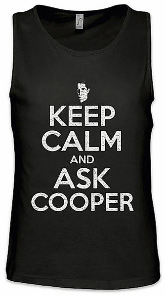 Urban Backwoods Tanktop Keep Calm And Ask Cooper Ärmelloses T-Shirt Fun Twi günstig online kaufen