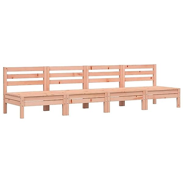 vidaXL Gartensofas ohne Armlehnen 4 Stk Massivholz Douglasie 838010 günstig online kaufen