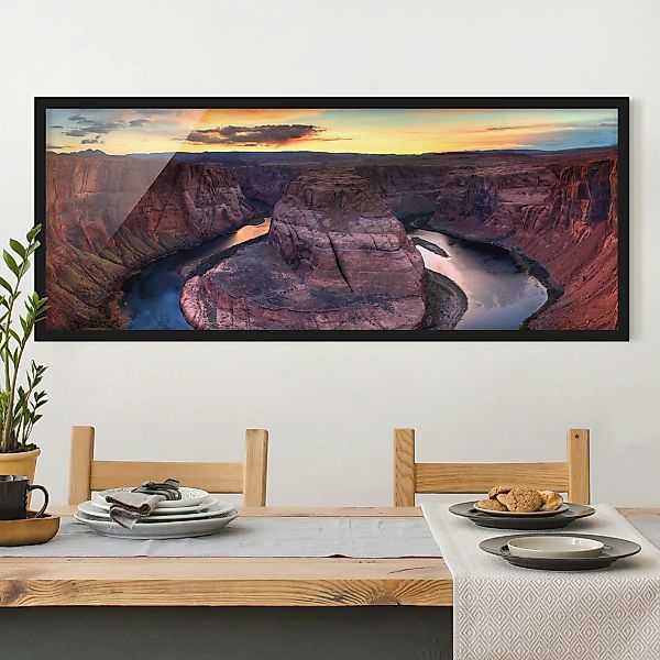 Bild mit Rahmen Natur & Landschaft - Panorama Colorado River Glen Canyon günstig online kaufen