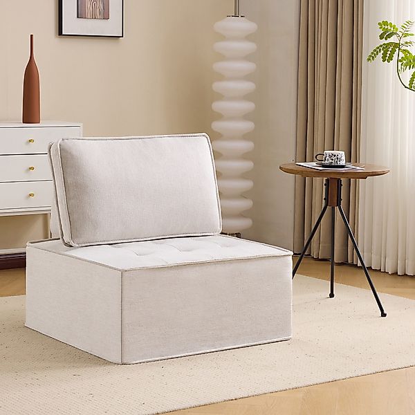 OKWISH Loungesofa Modulares Einzelsofa, mit Leinenstoff günstig online kaufen