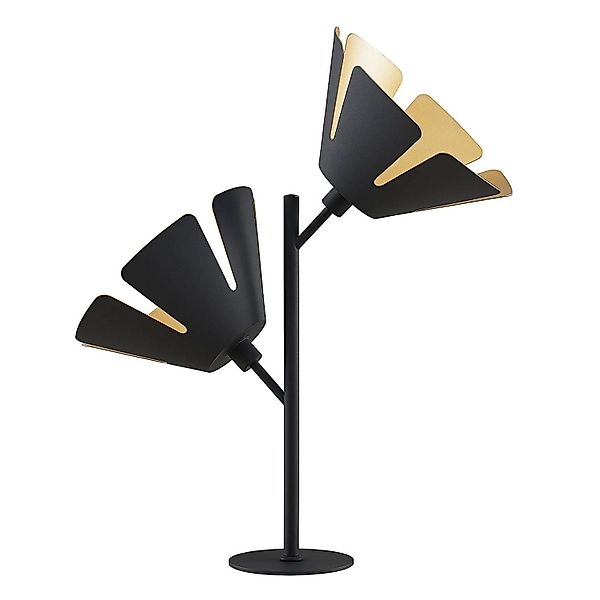Lucande Tischlampe Jemmily 9639574 Design Modern in Schwarz aus Aluminium 2 günstig online kaufen