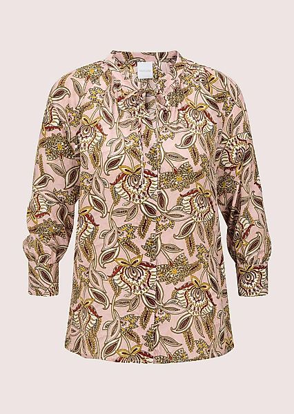 MADELEINE Kurzarmbluse "Blusenshirt Schlupfbluse mit floralem Muster" Feine günstig online kaufen