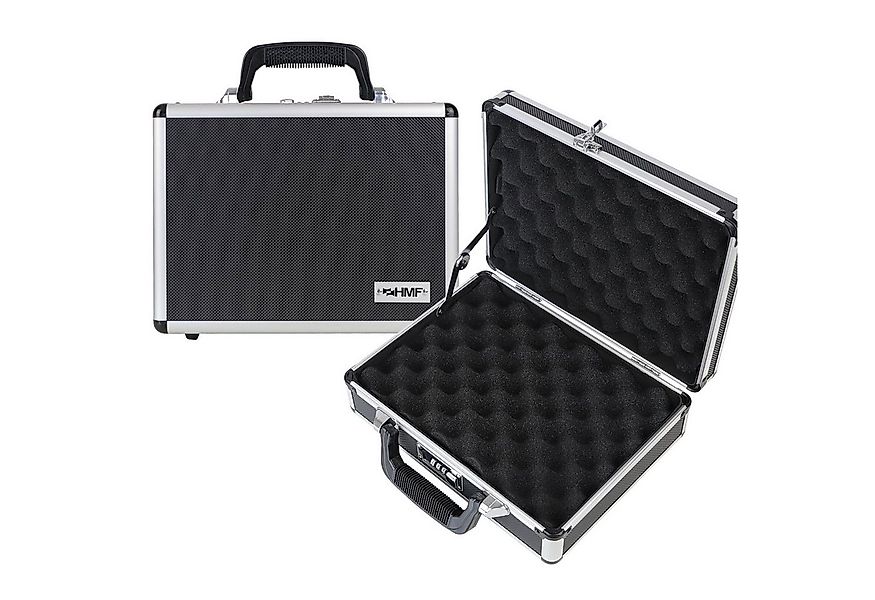 HMF Aufbewahrungsbox Transportkoffer mit Noppenschaumstoff im Deckel und Bo günstig online kaufen