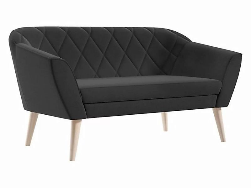 MIRJAN24 Sofa Gloria II, Füße aus Buchenholz, 2-Sitzer günstig online kaufen
