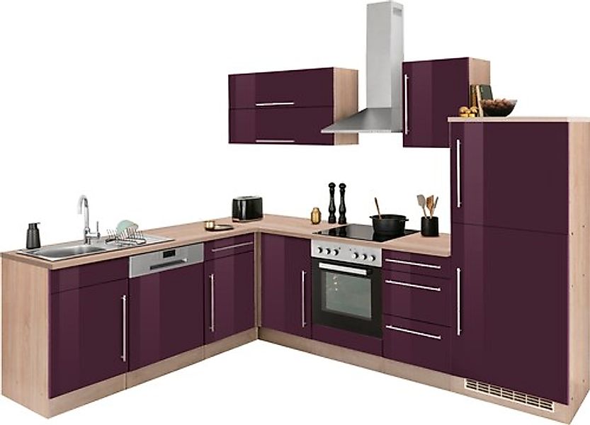 KOCHSTATION Winkelküche "KS-Samos", Stellbreite 280x220 cm, wahlweise mit E günstig online kaufen