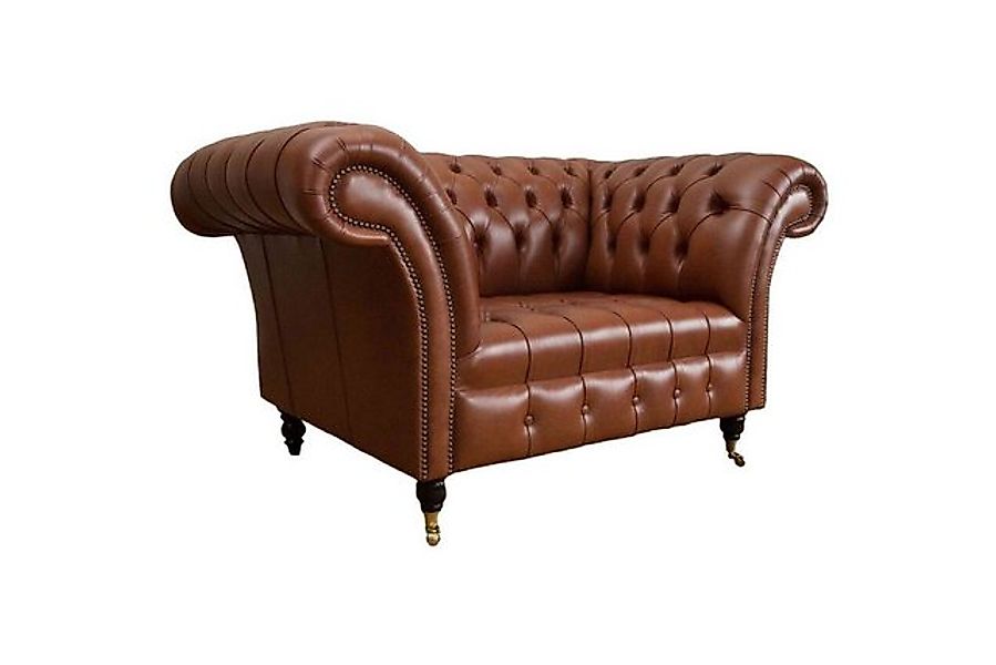 Xlmoebel Sofa Chesterfield Stil Textil Sessel 1.5 Platz Polsterung Sofas Lo günstig online kaufen