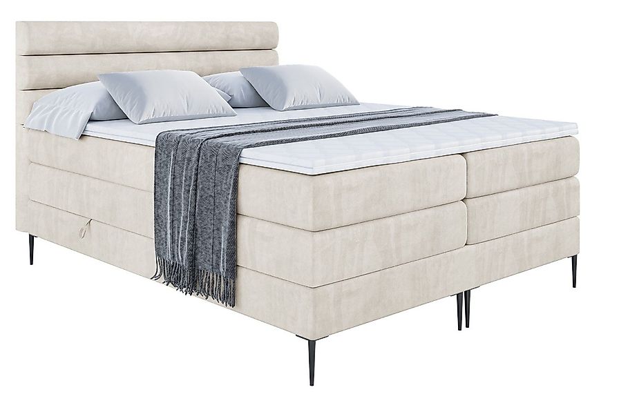 ALTDECOR Boxspringbett CELESTIA-F KING (Multipocket-Matratze H4, günstig online kaufen