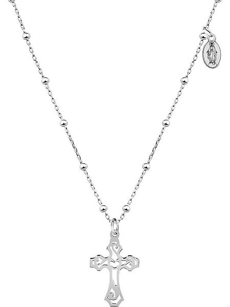 CHRIST Silberkette CHRIST Damen-Kette 925er Silber, recycelt Kreuz günstig online kaufen