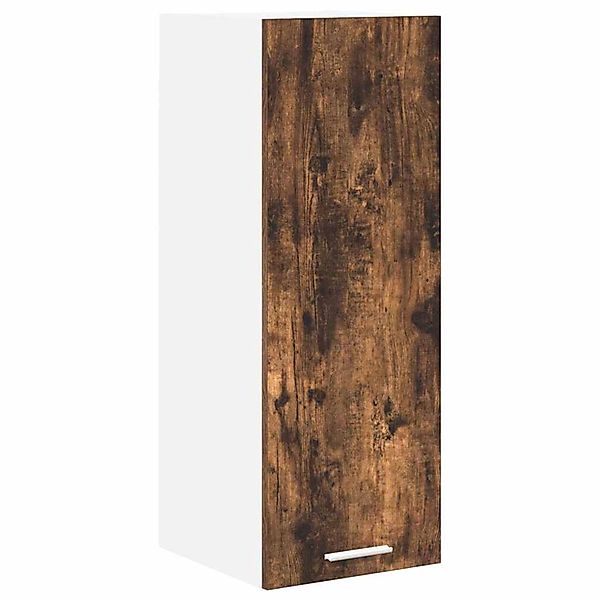 vidaXL Hängeschrank Riga Geräucherte Eiche und Weiß 30 x 31 x 80 cm 884250 günstig online kaufen