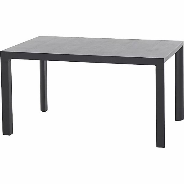 Siena Garden Gartentisch Silva Rechteckig Wood Grey 90 cm x 140 cm günstig online kaufen