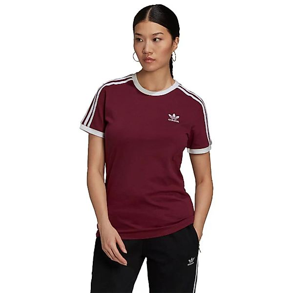 Adidas Originals 3 Stripes Kurzarm T-shirt 42 Victory Crimson günstig online kaufen