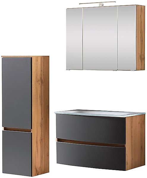 welltime Badezimmer-Set "Kaunas" Set, 3 Stk. tlg. günstig online kaufen