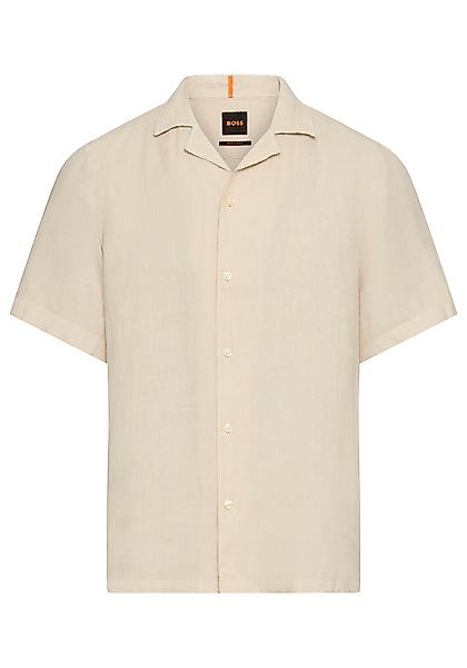 BOSS ORANGE Kurzarmhemd "Rayer" aus Leinen günstig online kaufen