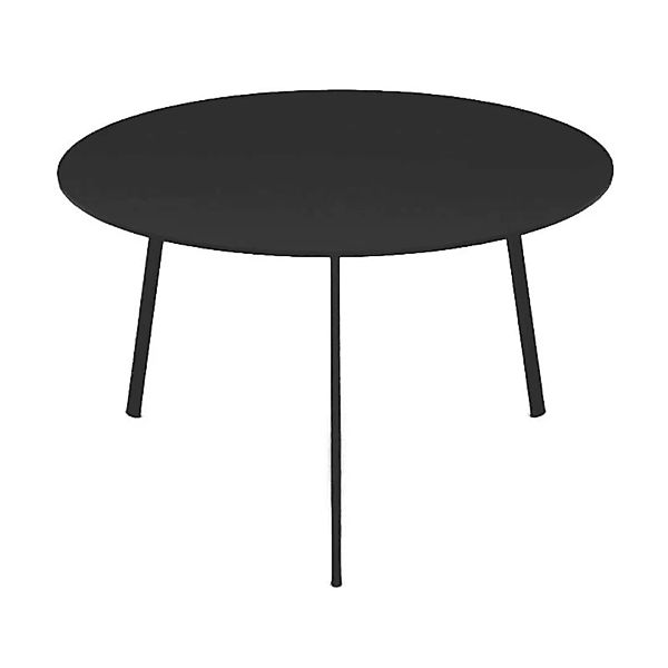 Magis - Striped Tavolo Tisch rund - schwarz/H 74cm / Ø 120cm günstig online kaufen